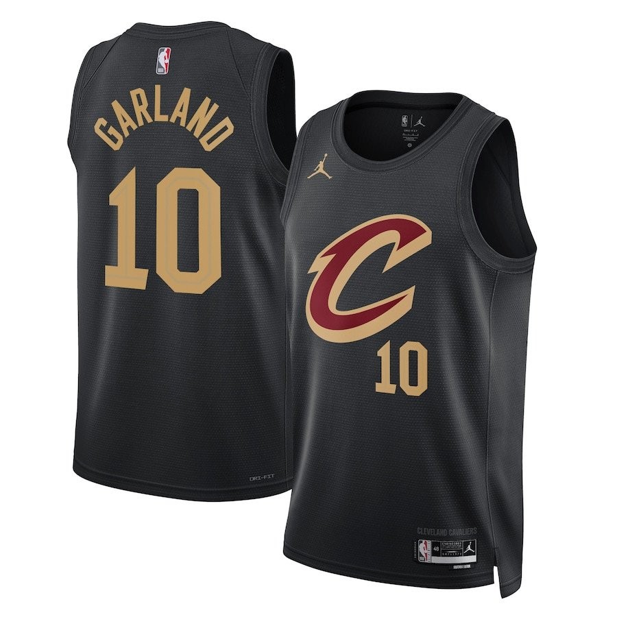 Darius Garland #10 Cleveland Cavaliers Unisex Swingman Jersey Statement Edition Black