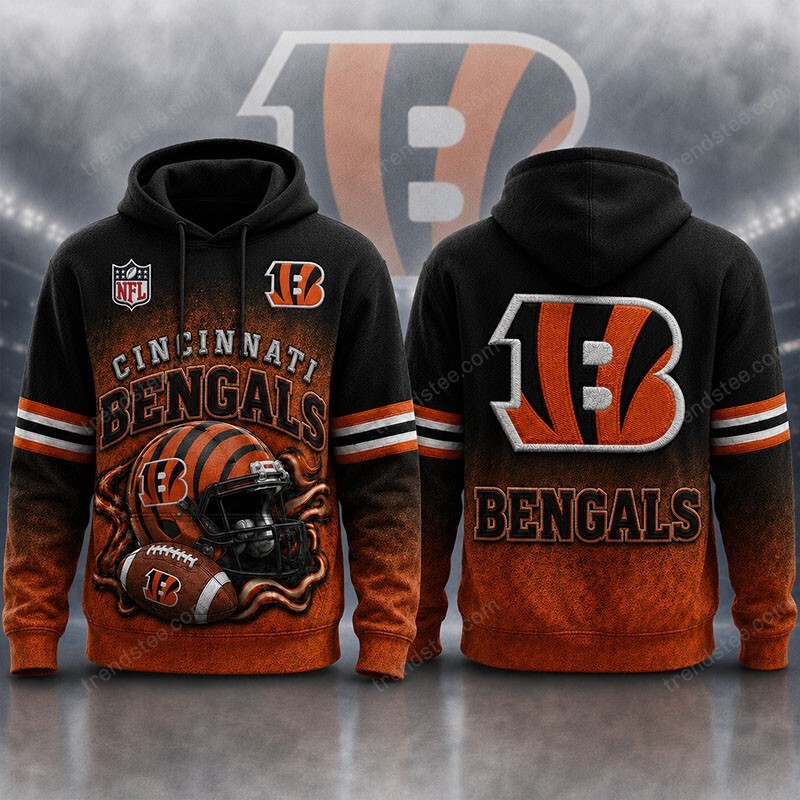 Musemora - Unisex Cincinnati Bengals Hoodie - Game Day Football