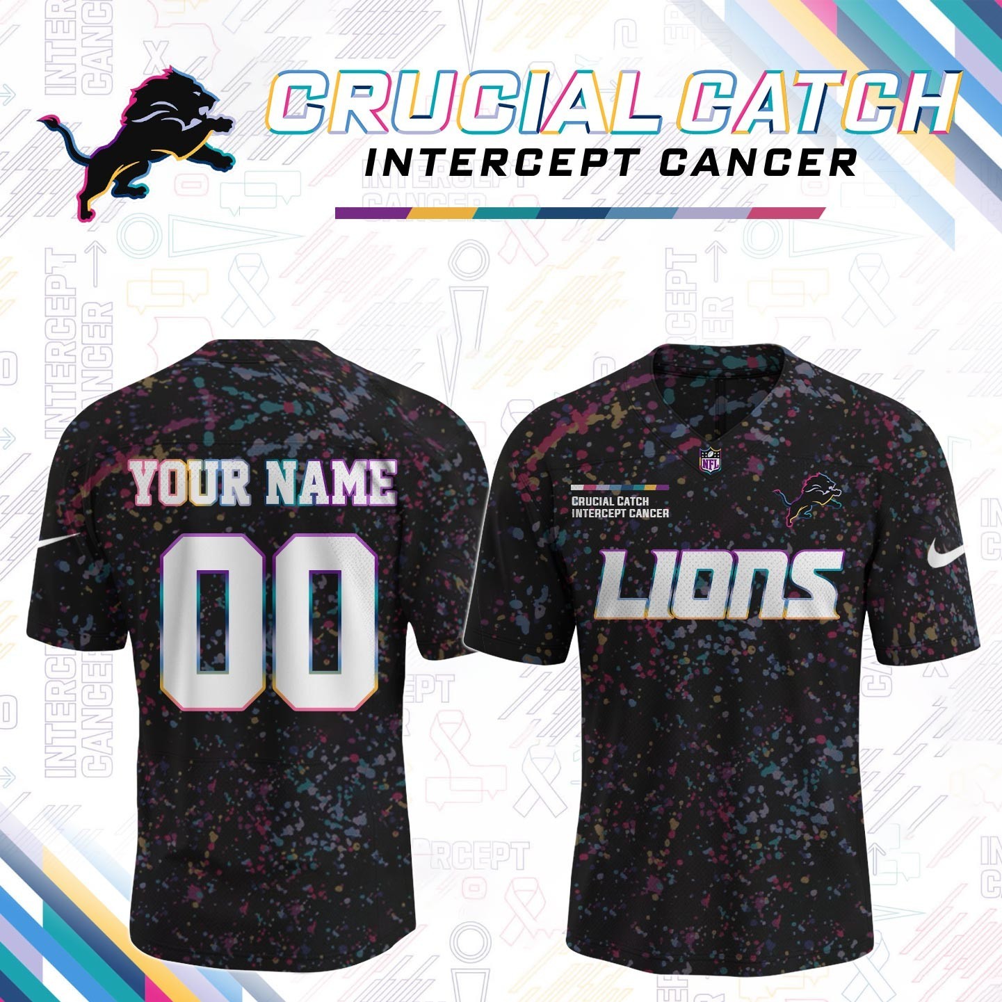 Musemora - Unisex Detroit Lions Jersey - Football