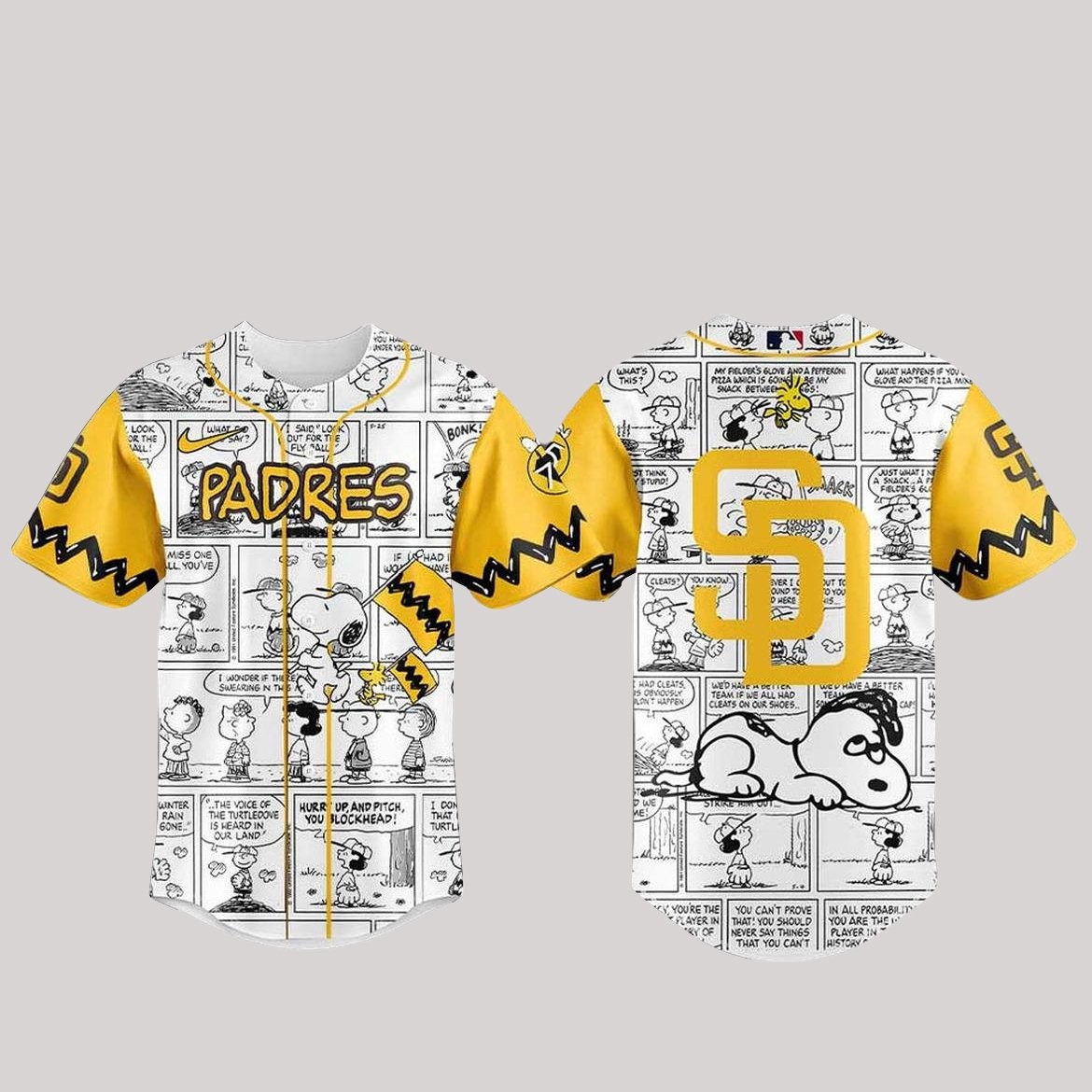 San Diego Padres Peanuts Anniversary Game 2026 Baseball Jersey