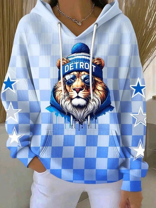 Musemora - Unisex Detroit Lions Hoodie - Football