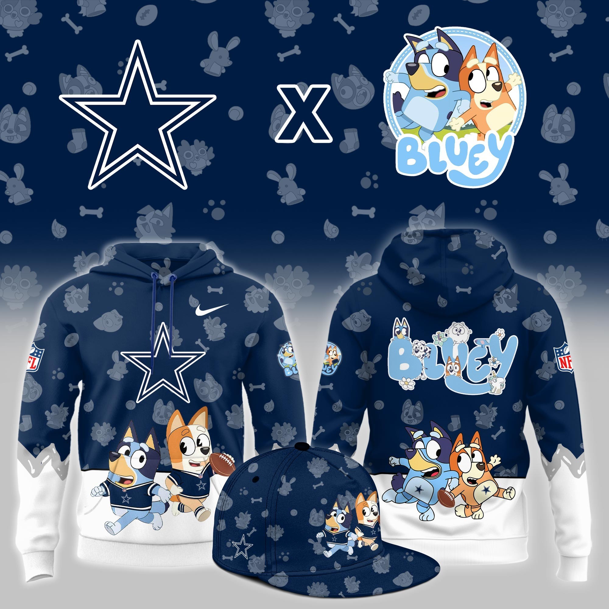 Musemora - Unisex Dallas Cowboys Hoodie - Game Day