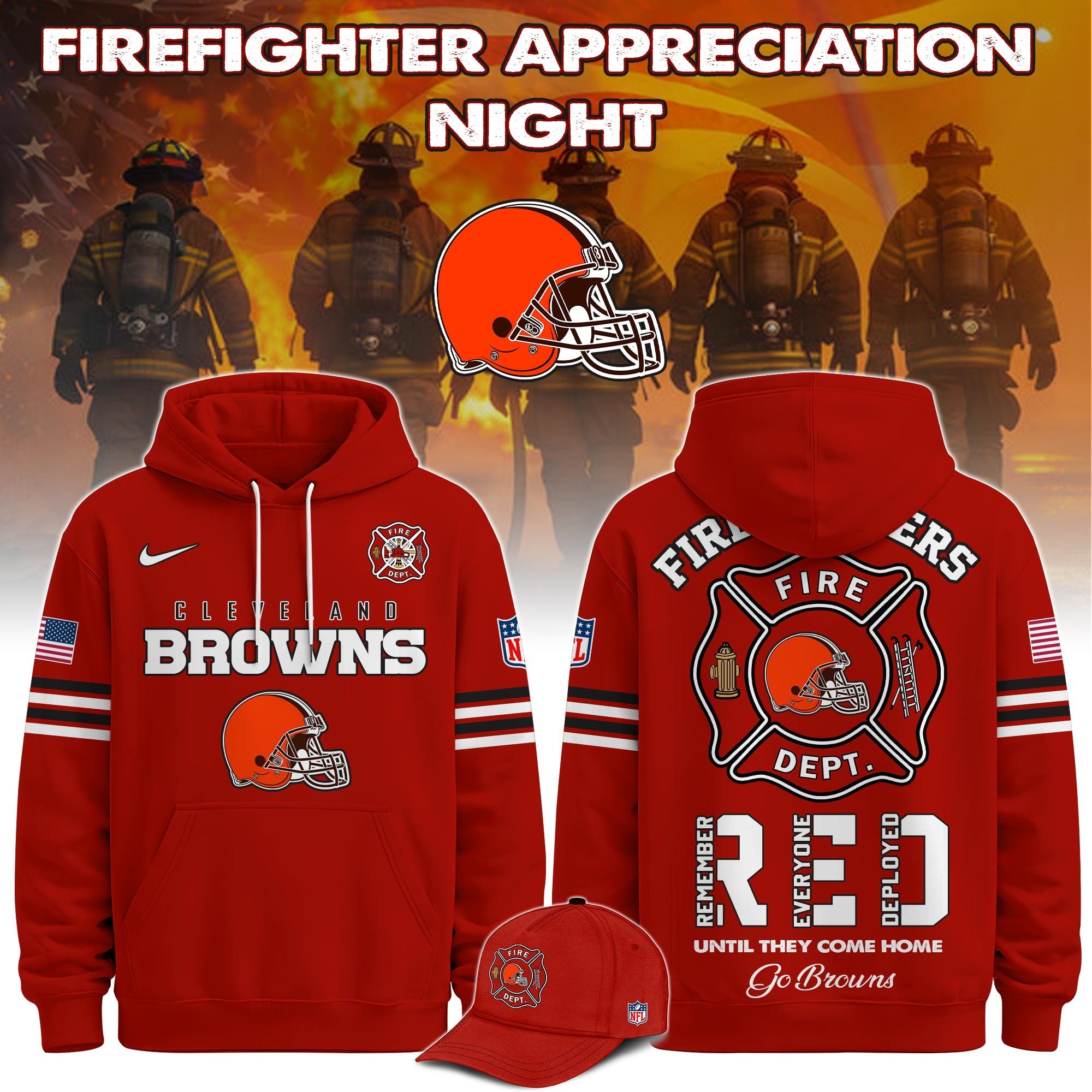 Musemora - Unisex Cleveland Browns Hoodie