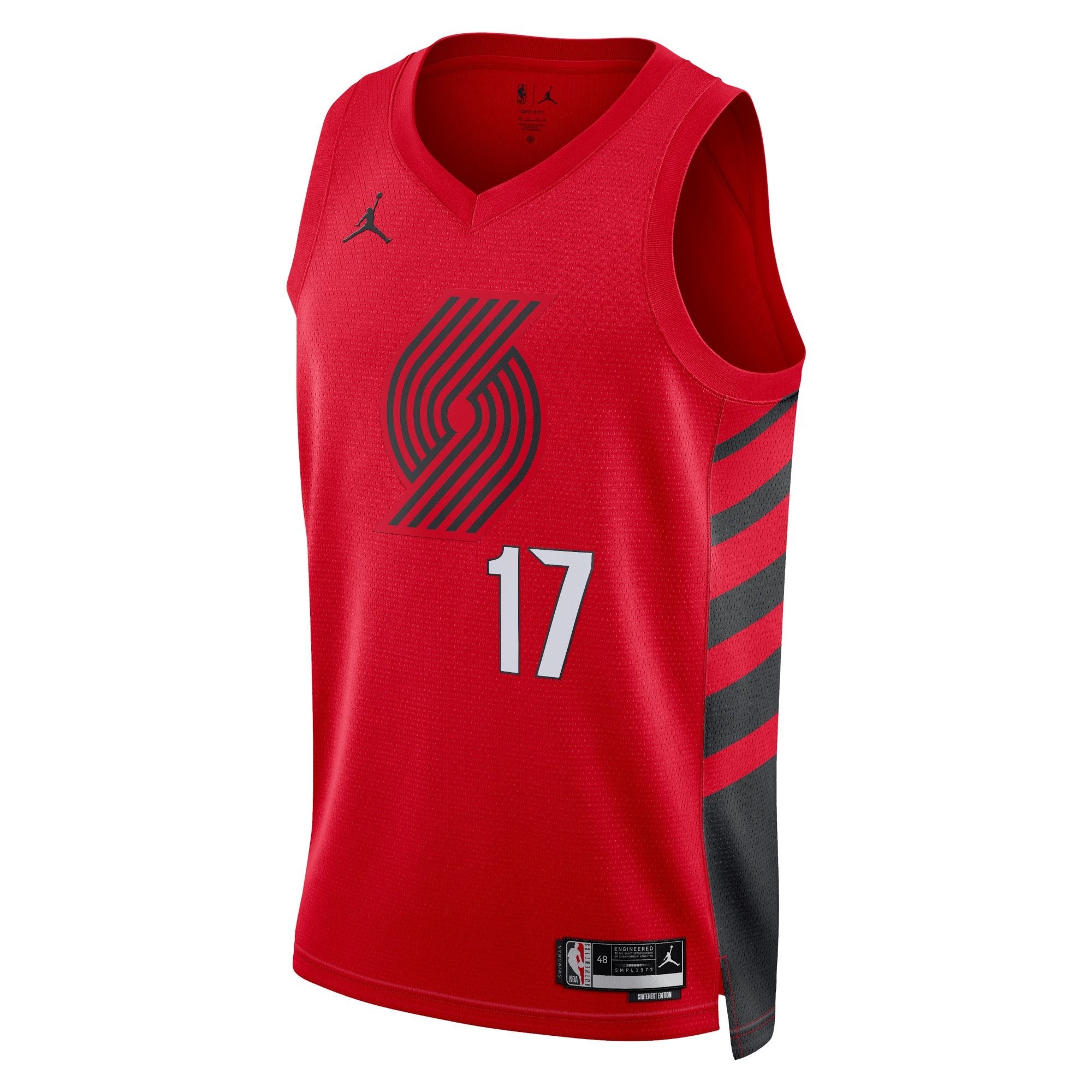 Portland Trail Blazers Jordan Statement Edition Swingman Jersey Red Shaedon Sharpe Unisex