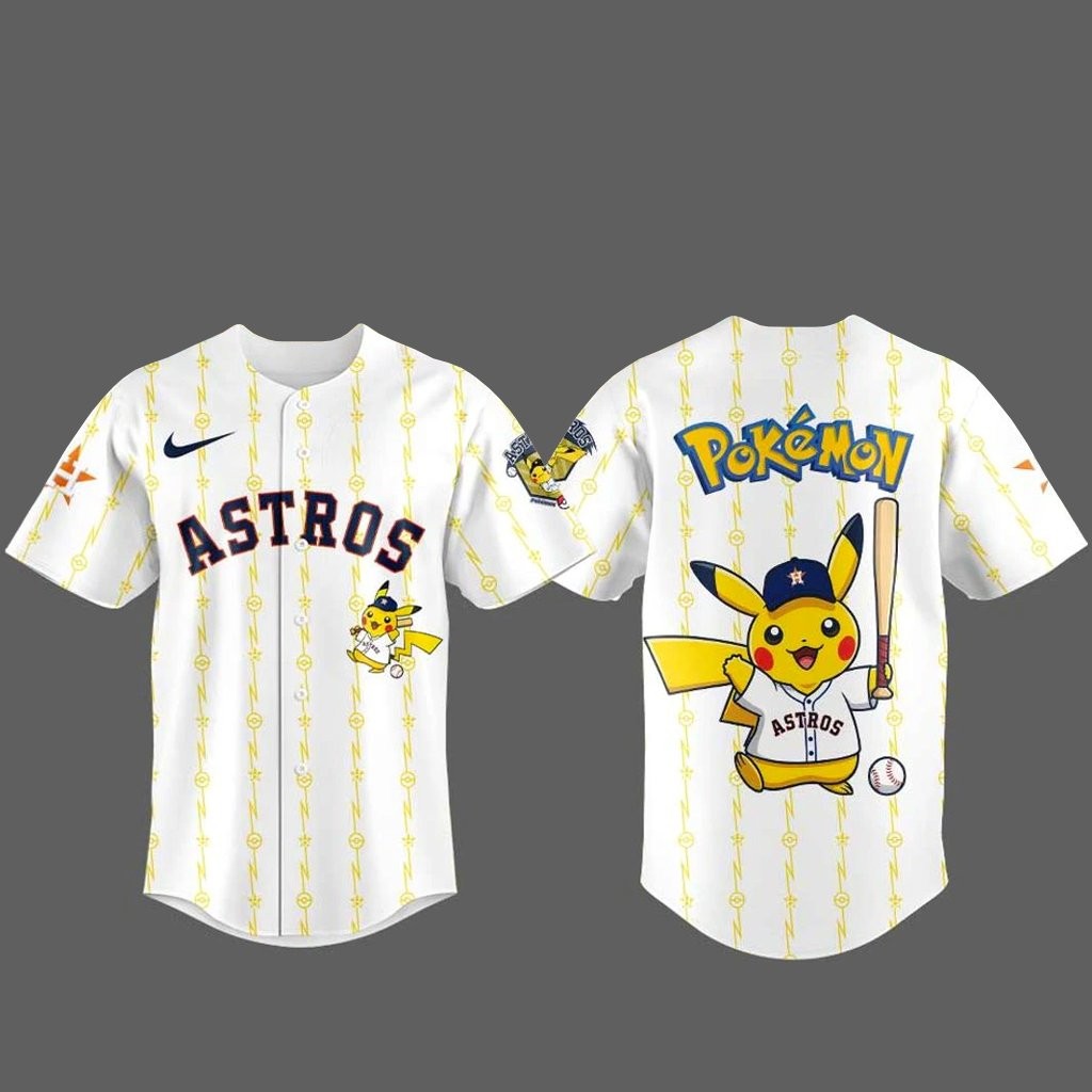 Houston Astros x Pokemon 2026 Baseball Jersey