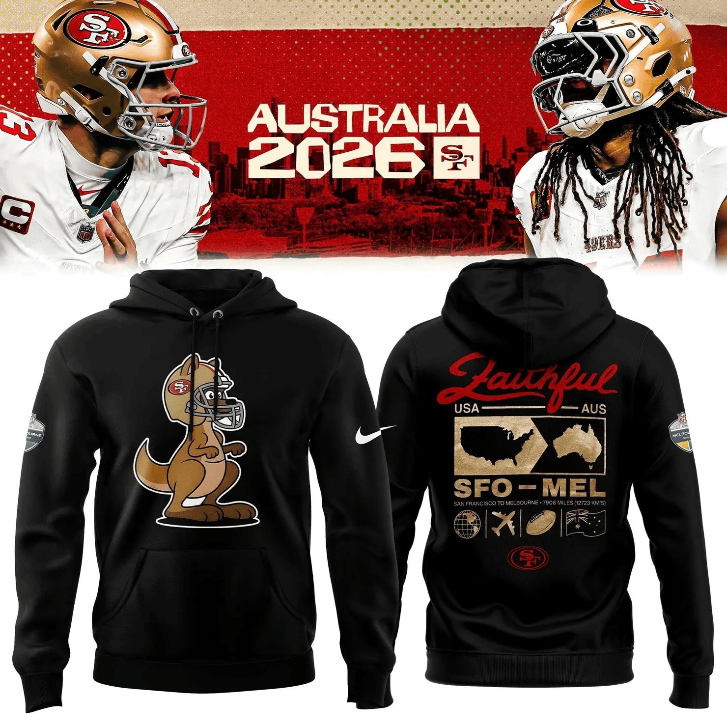 Musemora - Men's San Francisco 49ers Hoodie