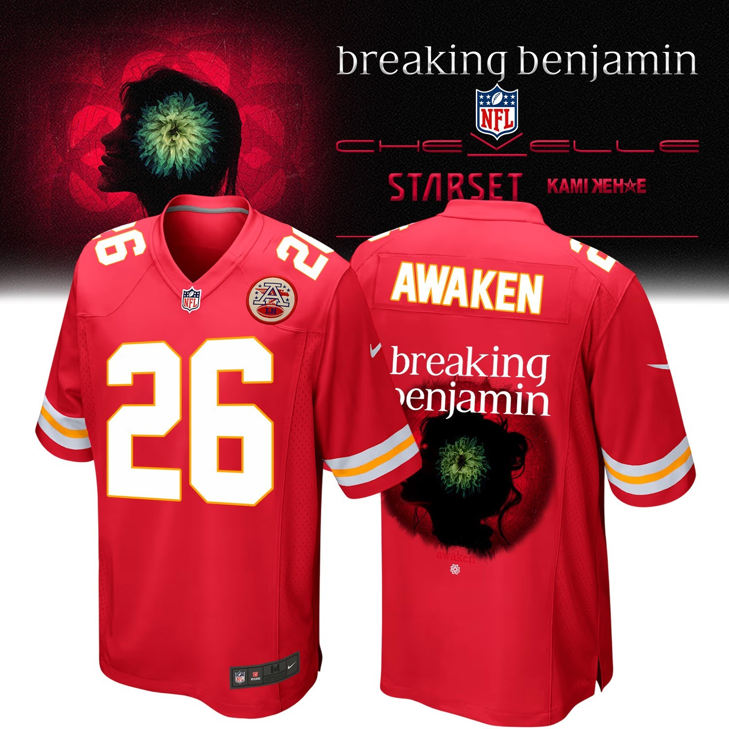Musemora - Unisex Kansas City Chiefs Jersey - Football