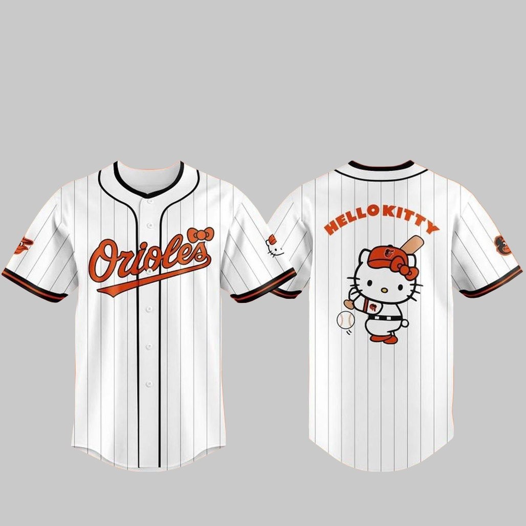 Baltimore Orioles Hello Kitty Night 2026 Baseball Jersey