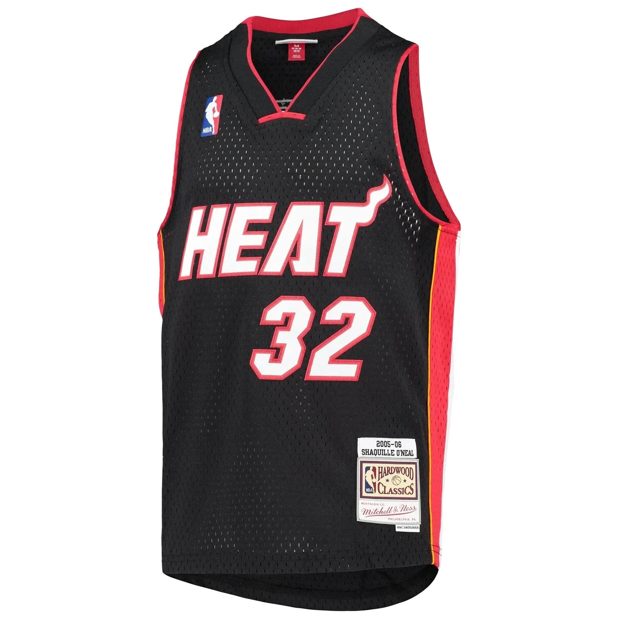 Shaquille O'neal Miami Heat Mitchell Ness Youth 2005-06 Hardwood Classics Swingman Jersey - Black - Image 2