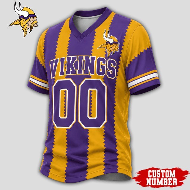 Musemora - Unisex Minnesota Vikings Jersey - Game Day Football