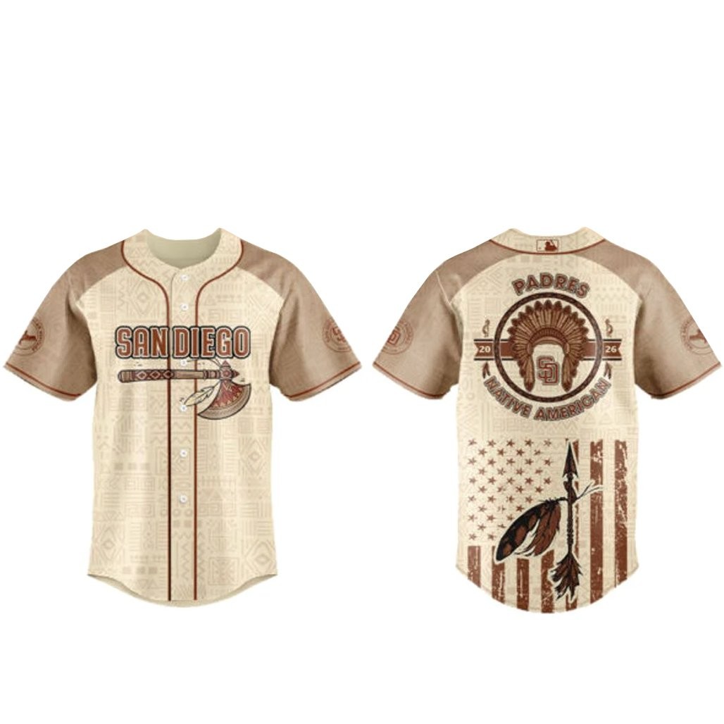 San Diego Padres x Native American Heritage 2026 Baseball Jersey