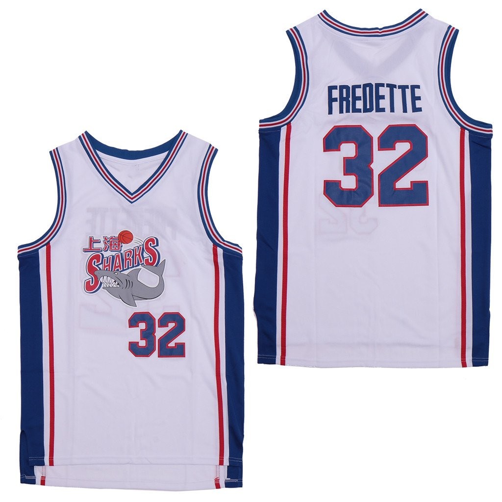 Jimmer Fredette 32 Shanghai Sharks Swingman Jersey White Unisex Adult Sizes S-3XL