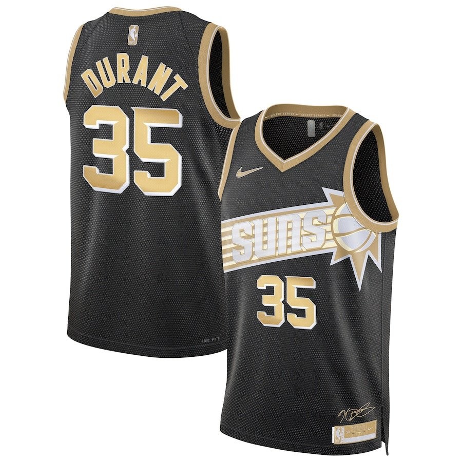 Kevin Durant 35 Phoenix Suns Unisex Select Series Swingman Jersey Black