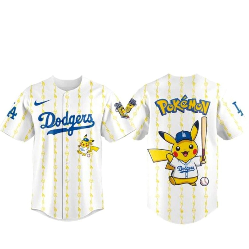 Los Angeles Dodgers x Pokemon 2026 Baseball Jersey