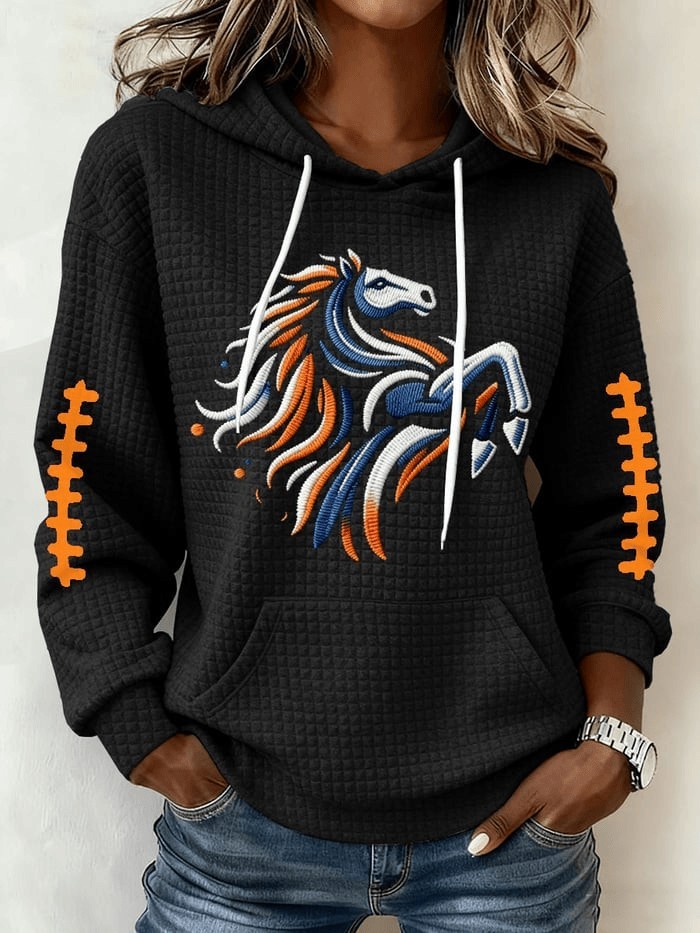 Musemora - Unisex Denver Broncos Hoodie - Football