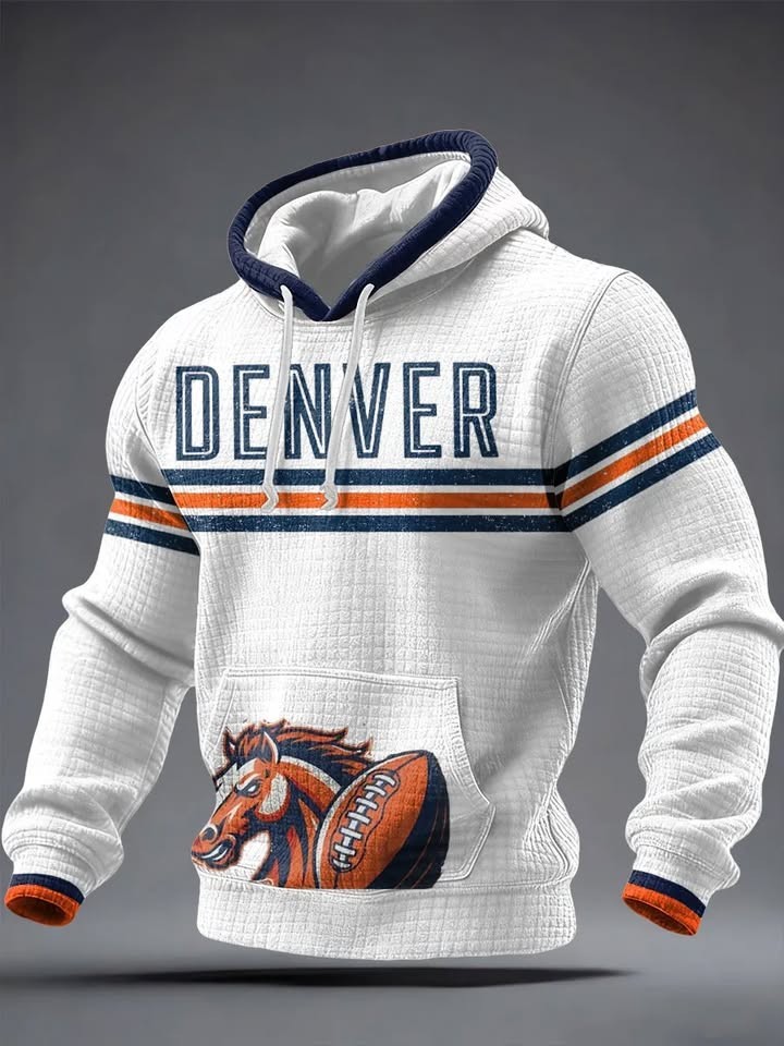 Musemora - Unisex Denver Broncos Hoodie - Football