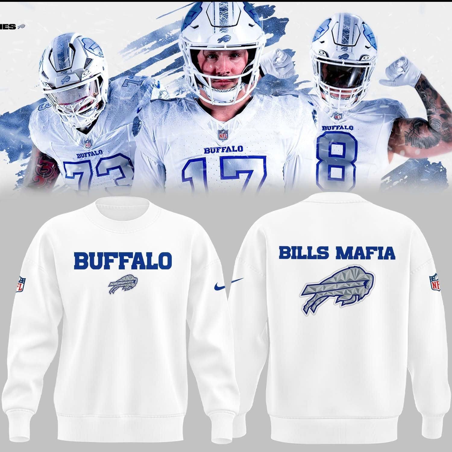 Musemora - Unisex Buffalo Bills Sweatshirt - Game Day Football