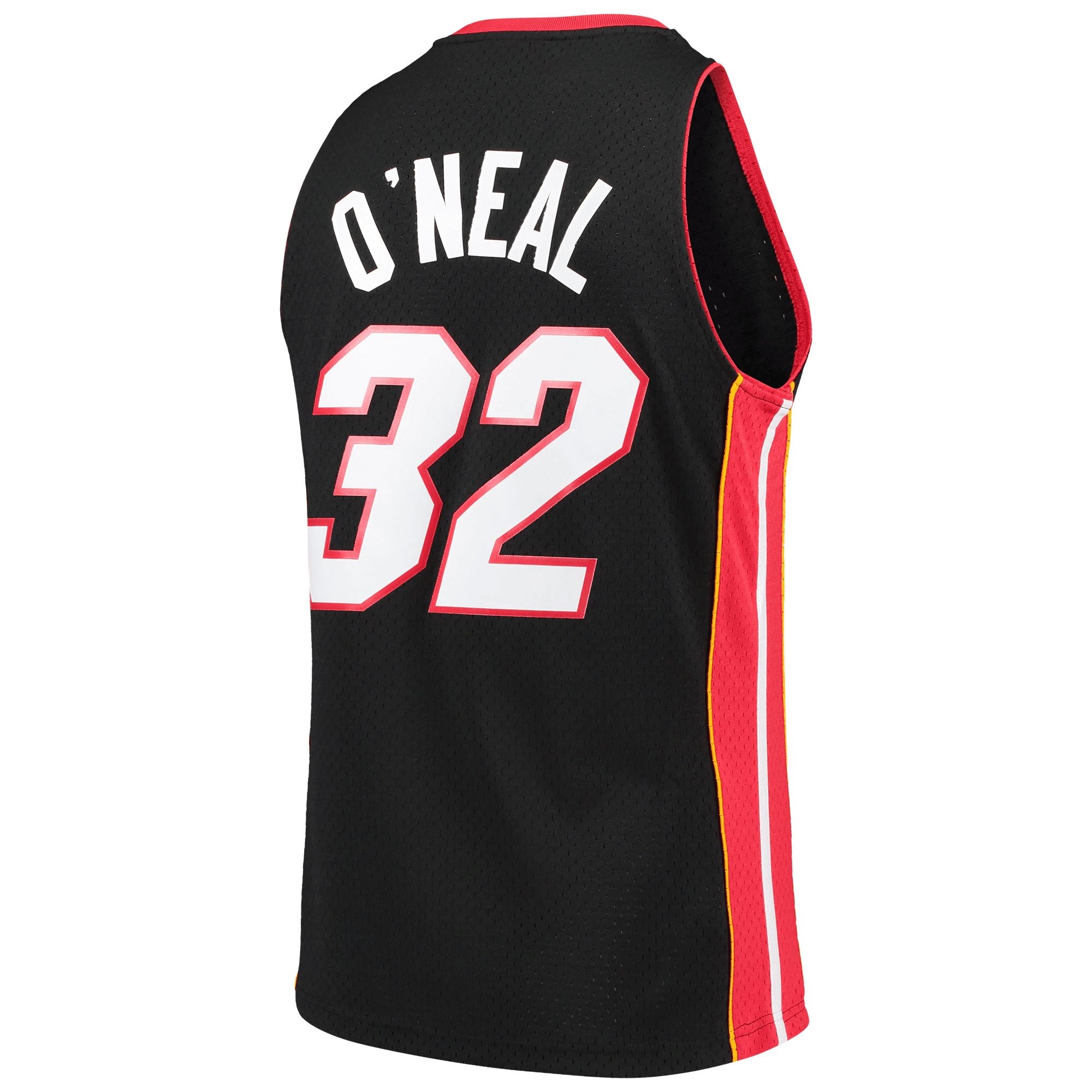 Shaquille O'Neal Miami Heat Mitchell & Ness Hardwood Classics Swingman Jersey - Black Jersey - Image 3