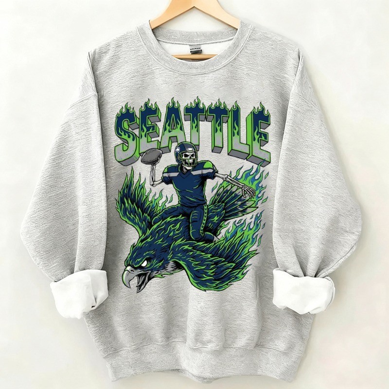 Musemora - Unisex Seattle Seahawks Sweatshirt - Football