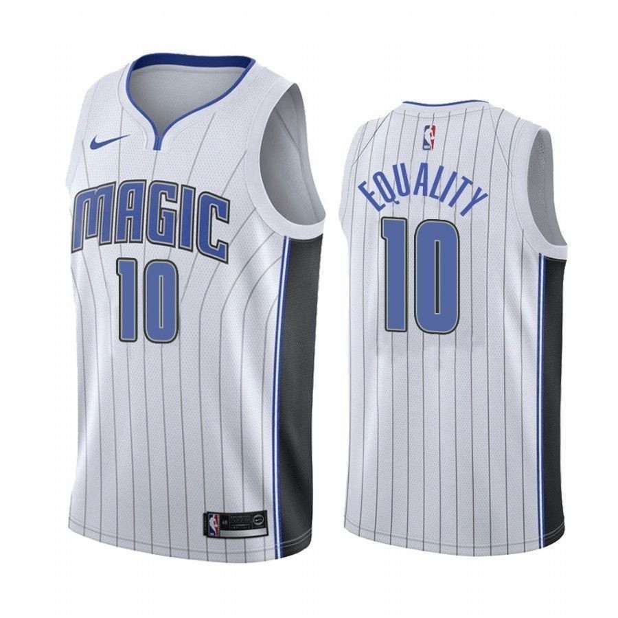 Men's Evan Fournier Equality Magic Association Multicolor Jersey S-3XL