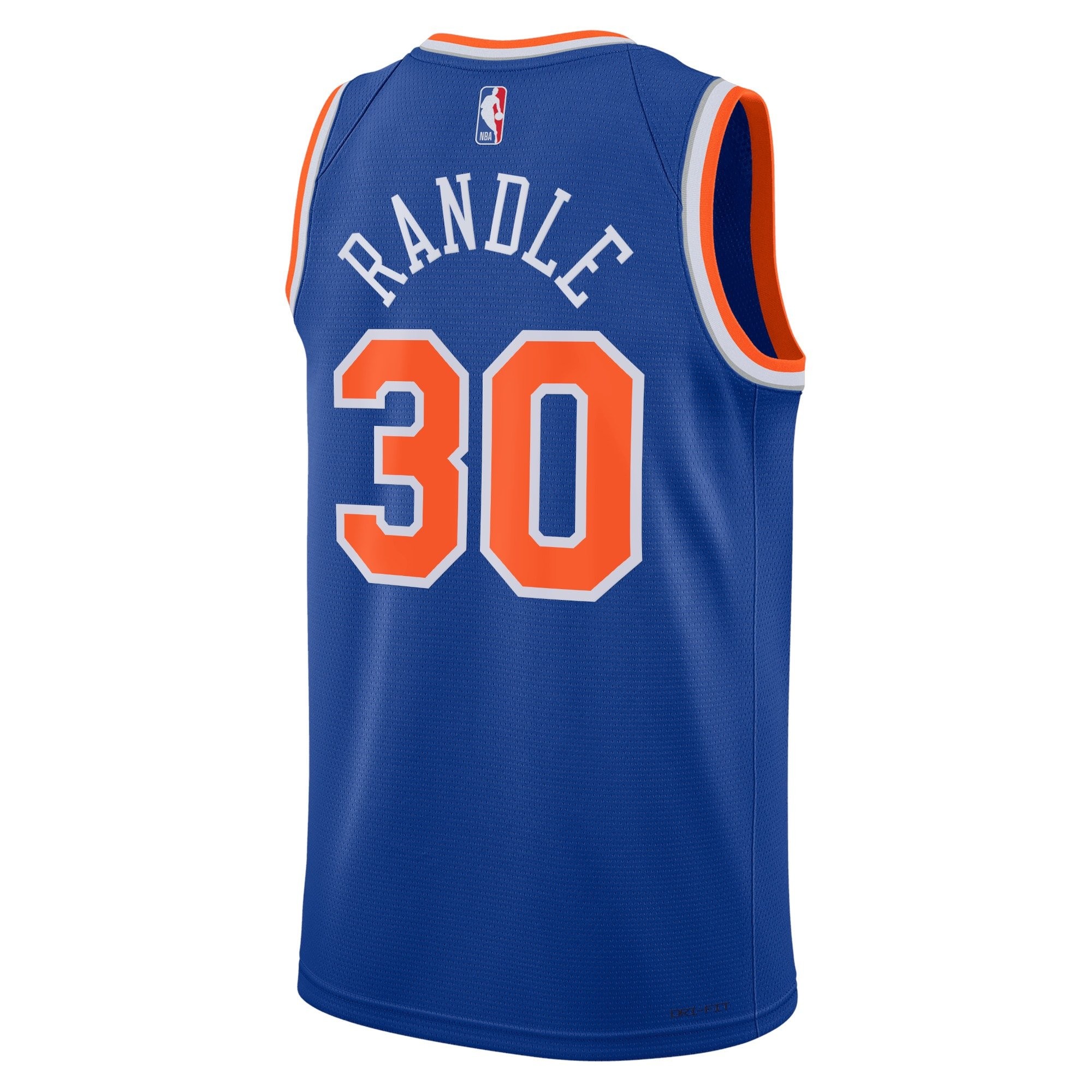 New York Knicks Icon Edition Swingman Jersey Blue Julius Randle Unisex - Image 2
