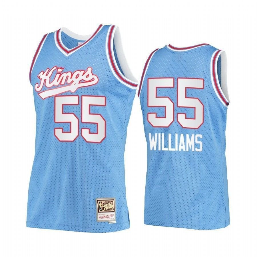 Men's Jason Williams Sacramento Kings Blue Hardwood Classics NBA Jersey