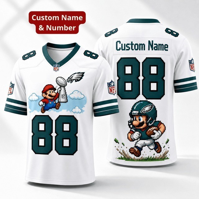 Musemora - Unisex Philadelphia Eagles Jersey - Super Bowl