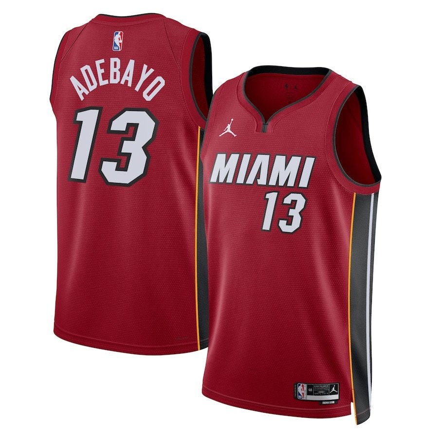 Bam Adebayo 13 Miami Heat Unisex Swingman Jersey Statement Edition Crimson