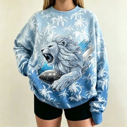 Musemora - Unisex Detroit Lions Sweatshirt - Football