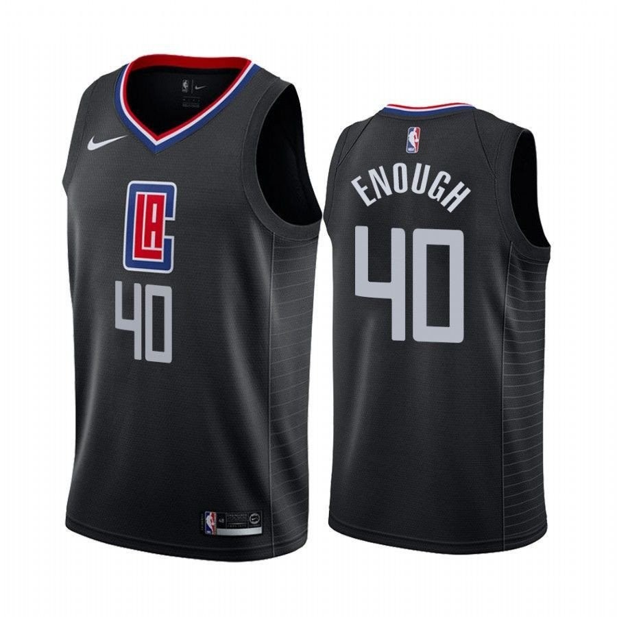 Men's Ivica Zubac Enough Clippers State Jersey Multicolor S-3XL