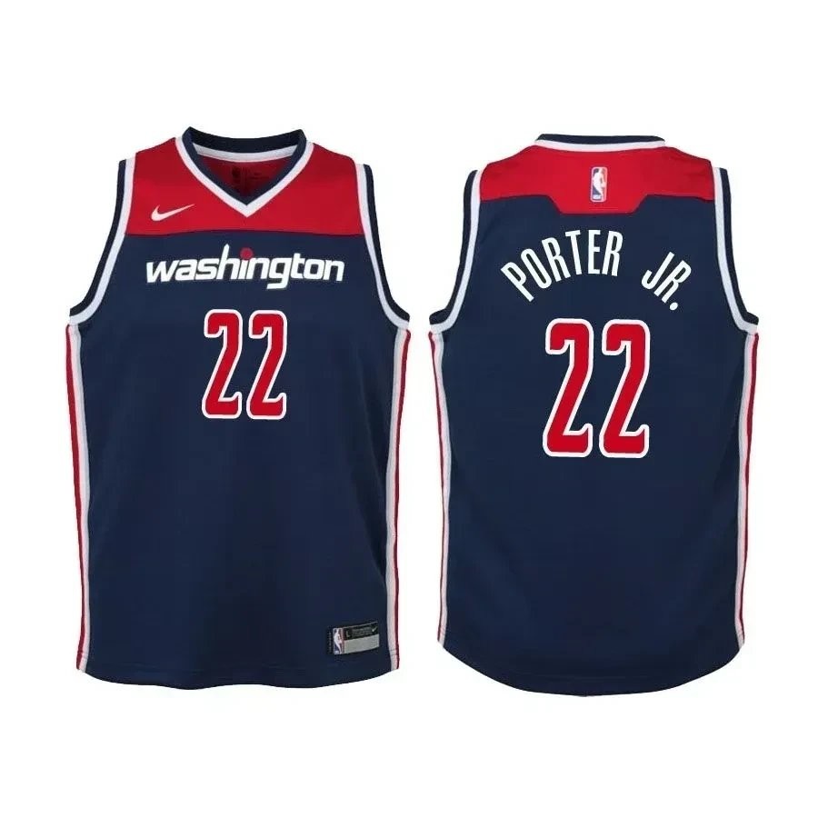 Youth Wizards Otto Porter Jr. #22 Statement Edition Navy Jersey