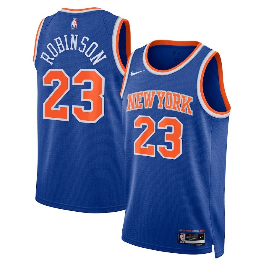 Mitchell Robinson 23 New York Knicks Unisex Swingman Jersey Icon Edition Blue