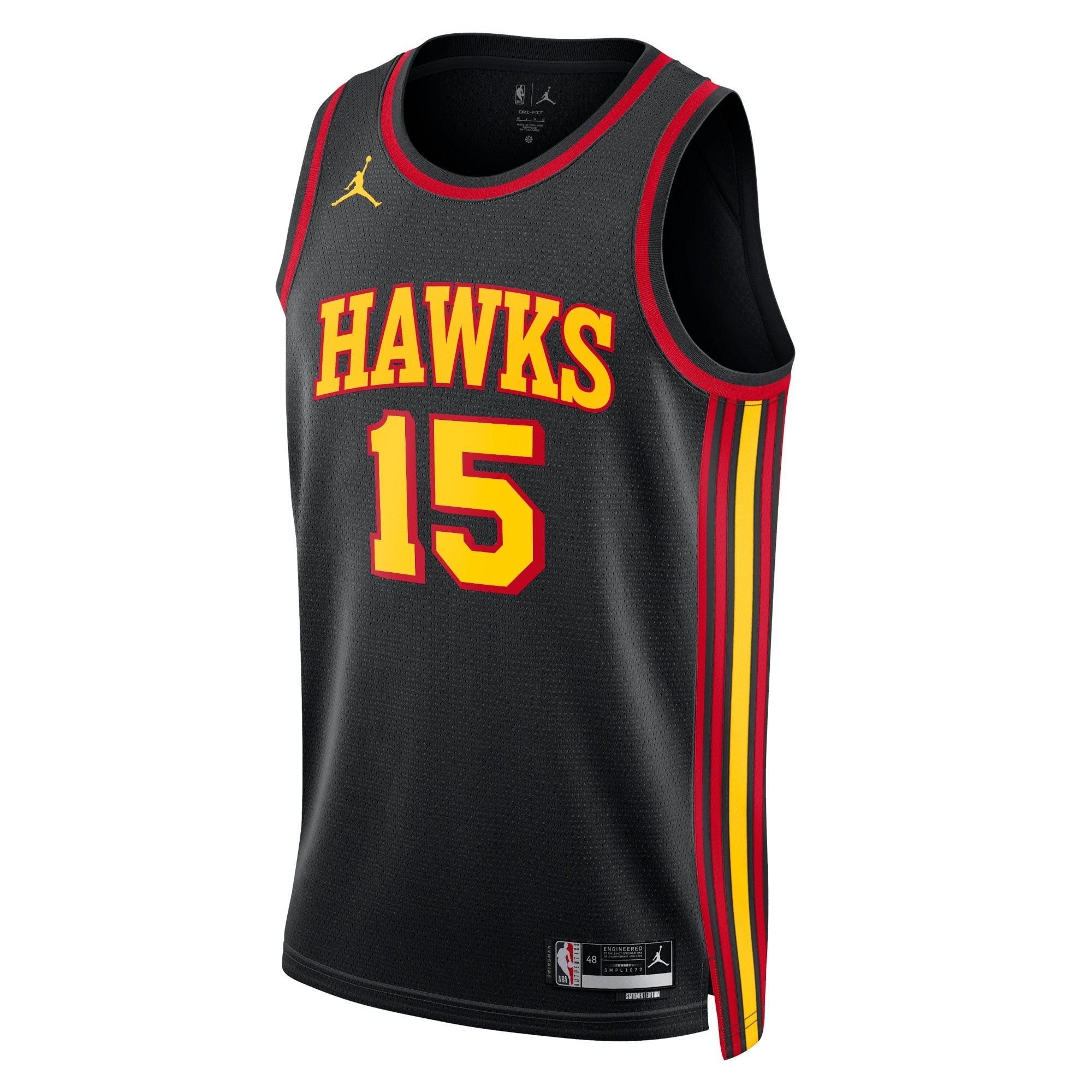 Atlanta Hawks Jordan Statement Edition Swingman Jersey Black Clint Capela Unisex