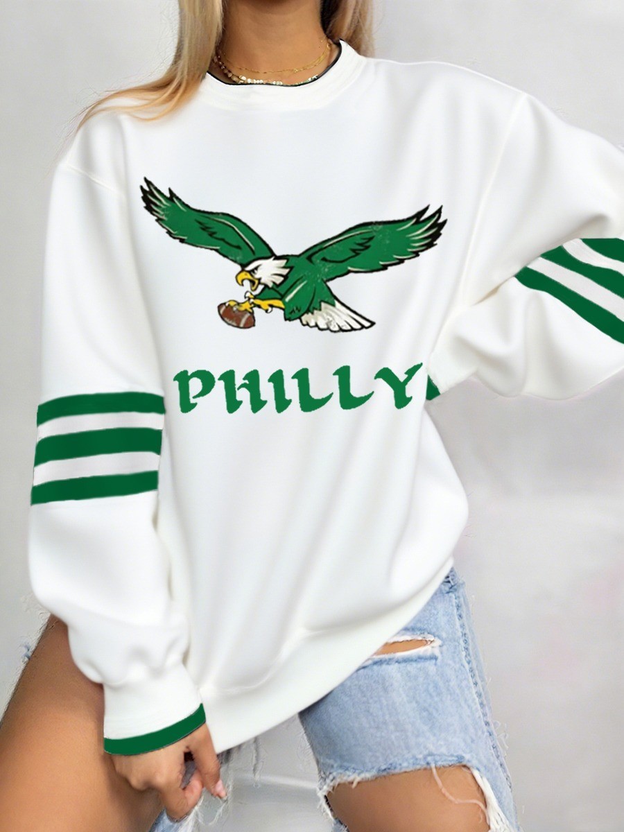 Musemora - Unisex Philadelphia Eagles Sweatshirt - Game Day Football