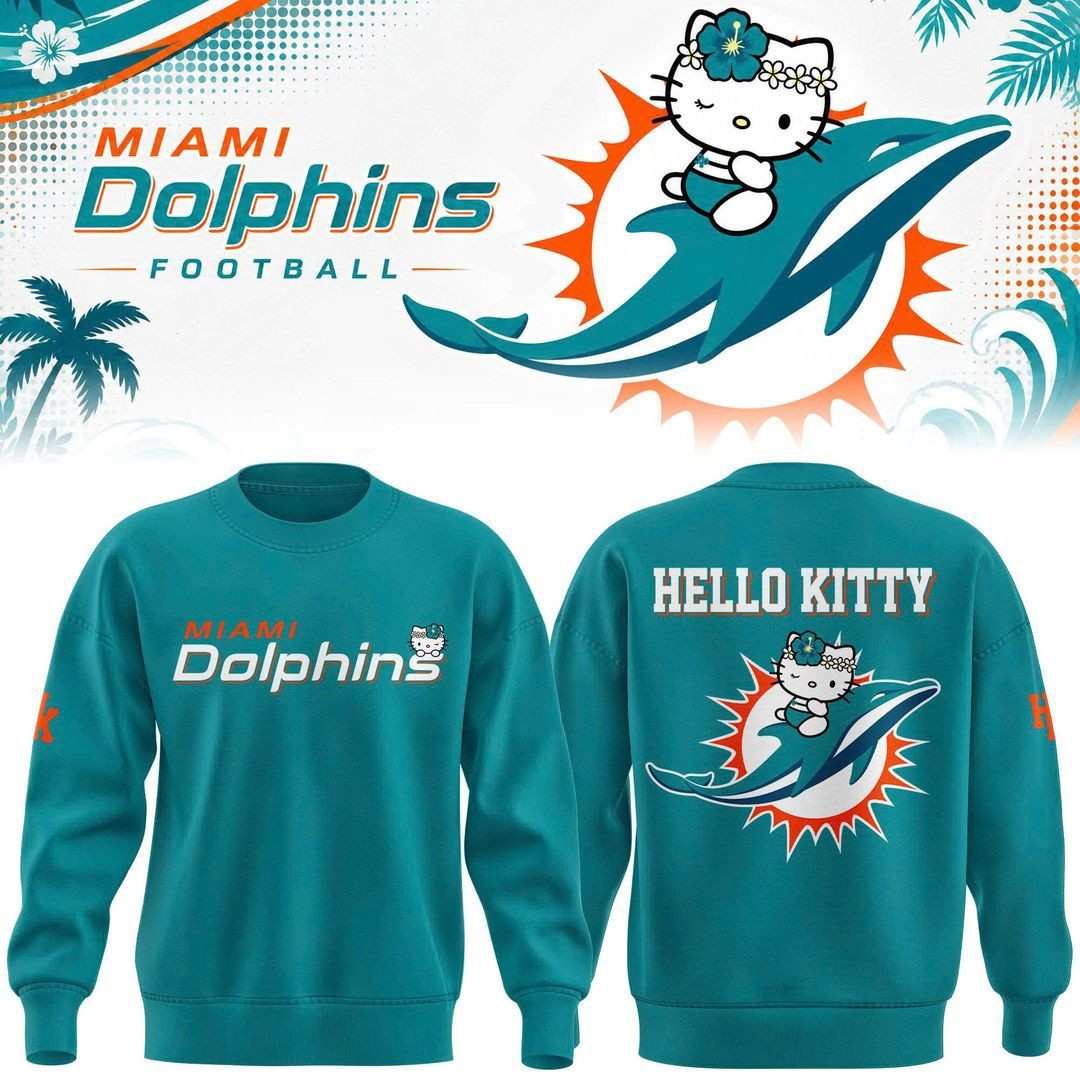 Musemora - Unisex Miami Dolphins Sweatshirt - Football