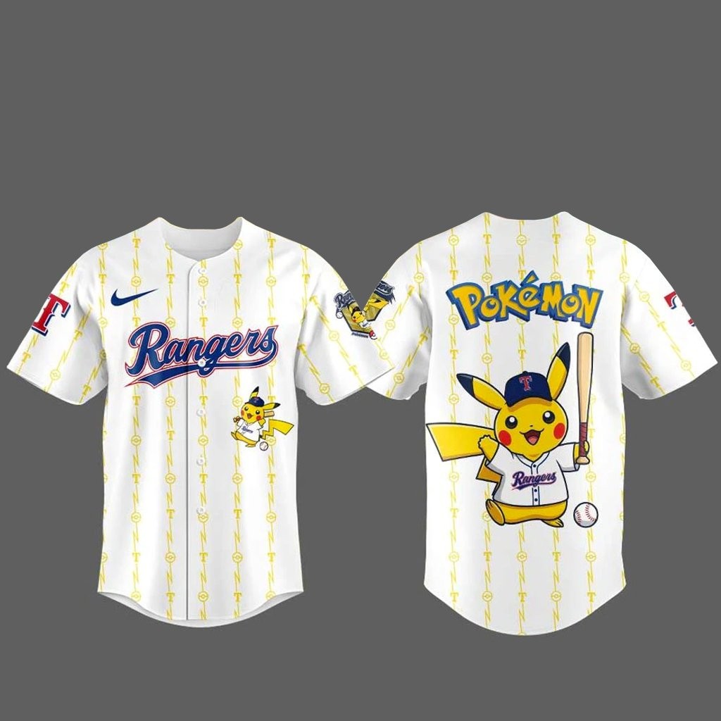Texas Rangers x Pokemon 2026 Baseball Jersey
