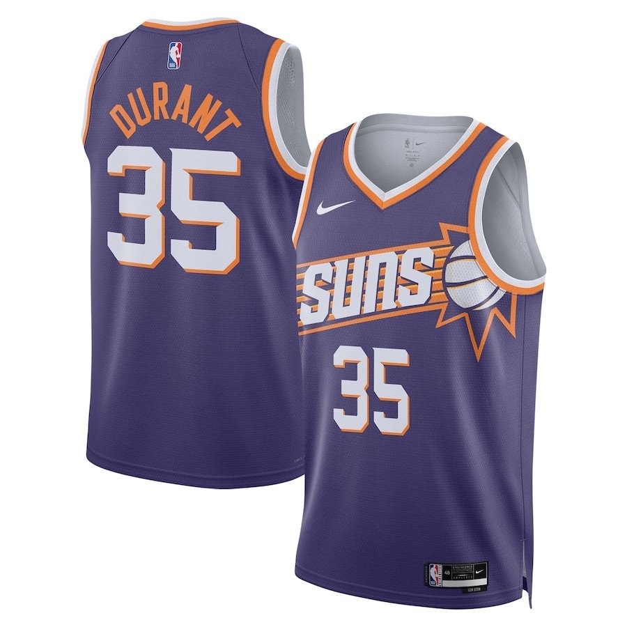 Kevin Durant 35 Phoenix Suns 2023/24 Swingman Jersey Icon Edition Purple