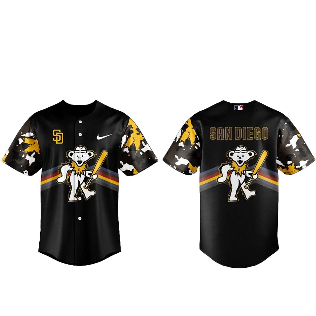 San Diego Padres x Grateful Dead Night 2026 Baseball Jersey