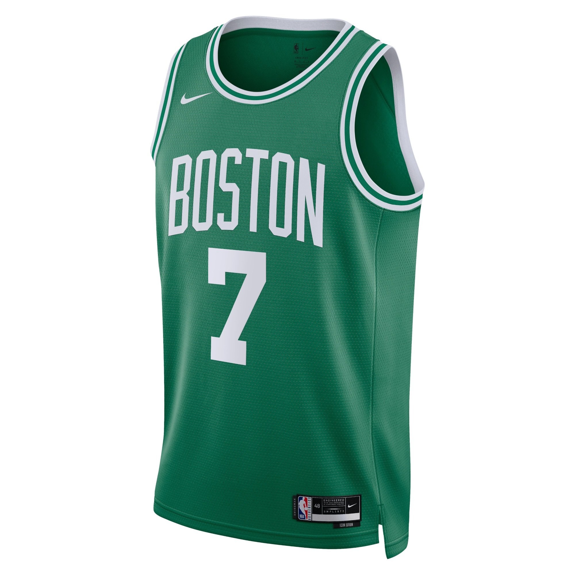 Boston Celtics Icon Edition Swingman Jersey Kelly Green Jaylen Brown Unisex