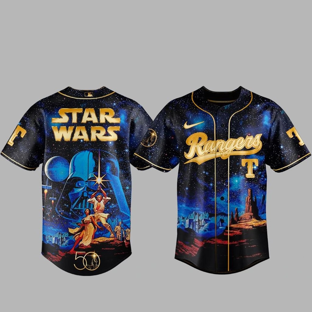 Texas Rangers x Star Wars 2026 Baseball Jersey Version 2