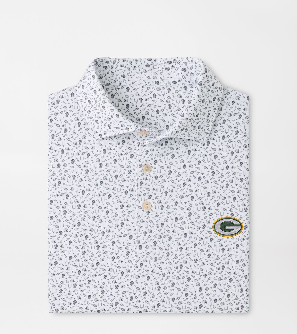 Musemora - Men's Green Bay Packers Polo Shirt - Football