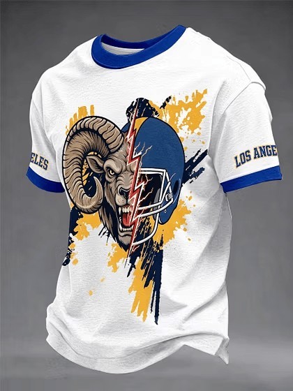 Musemora - Unisex Los Angeles Rams T-Shirt - Football