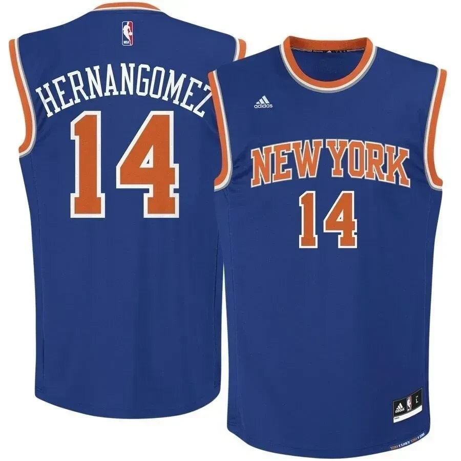 Willy Hernangomez New York Knicks Road Jersey Royal Blue Multicolor Adult Unisex