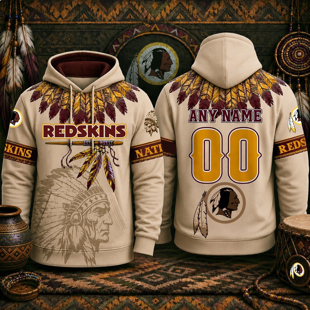 Musemora - Unisex Washington Redskins Hoodie - Game Day