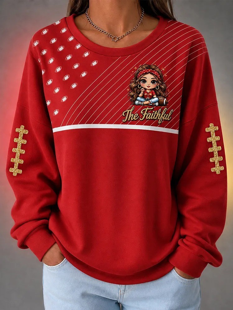 Musemora - Women's San Francisco 49ers Sweatshirt - Football