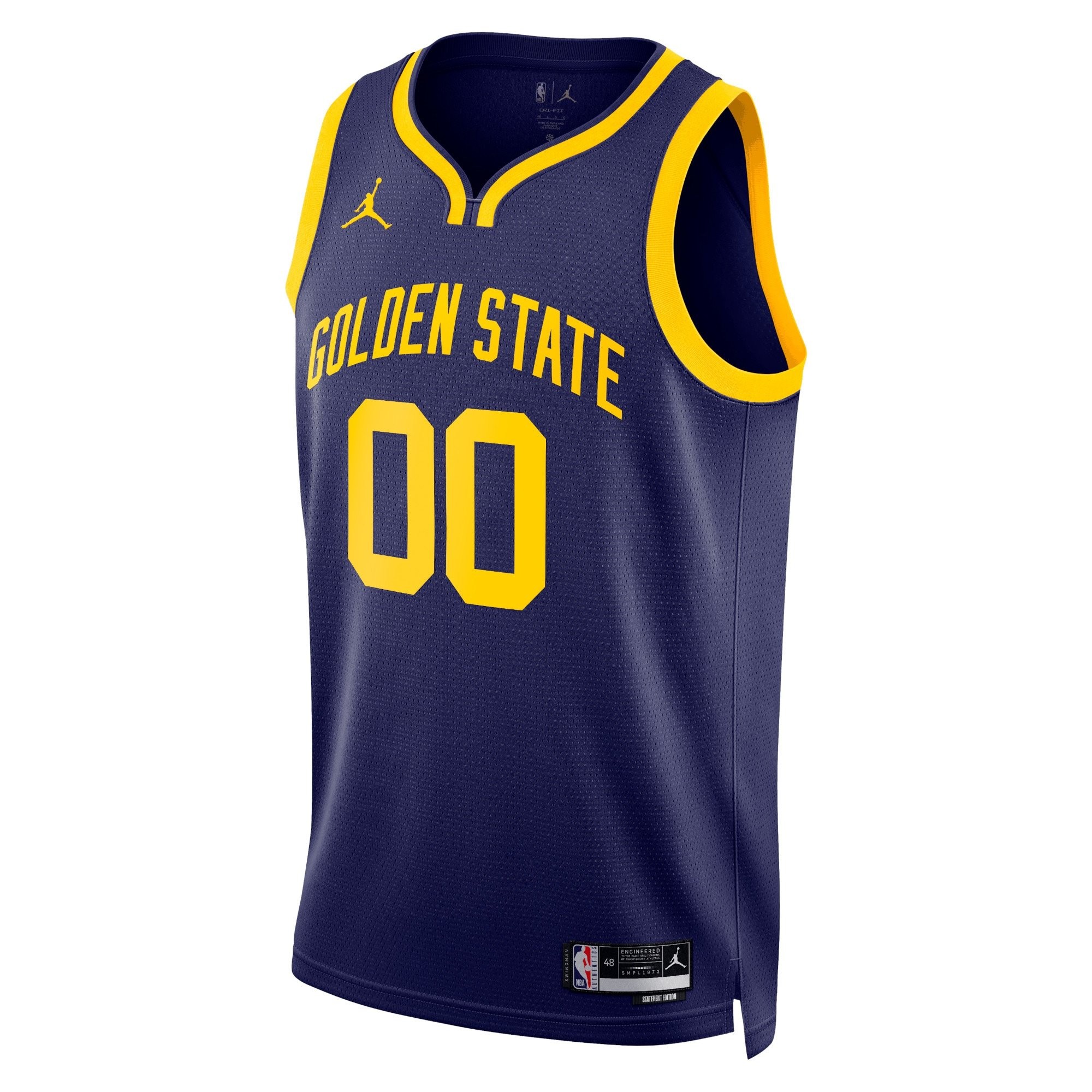 Golden State Warriors Jordan Statement Swingman Custom Jersey Unisex Multicolor