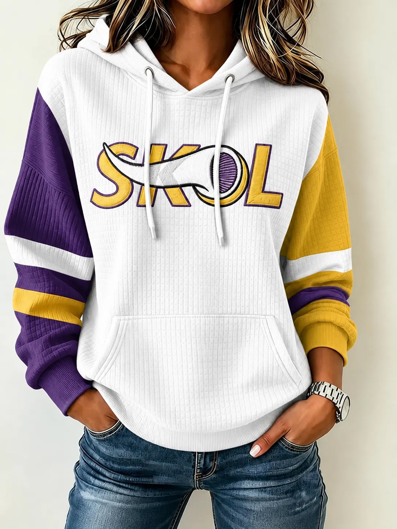 Musemora - Women's Minnesota Vikings Hoodie - Football
