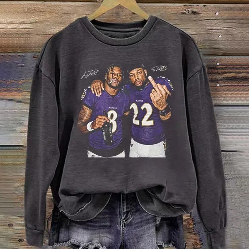 Musemora - Unisex Baltimore Ravens Sweatshirt - Football