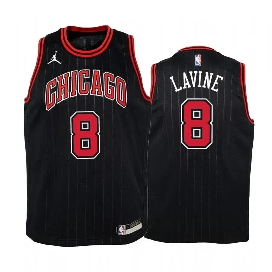Youth Zach LaVine Chicago Bulls Black Statement Jersey - Unisex