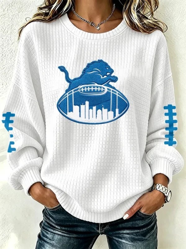 Musemora - Unisex Detroit Lions Sweatshirt - Game Day Football